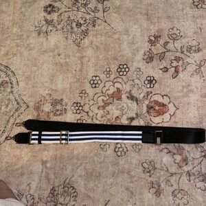 Bandolier White and Blue stripped strap